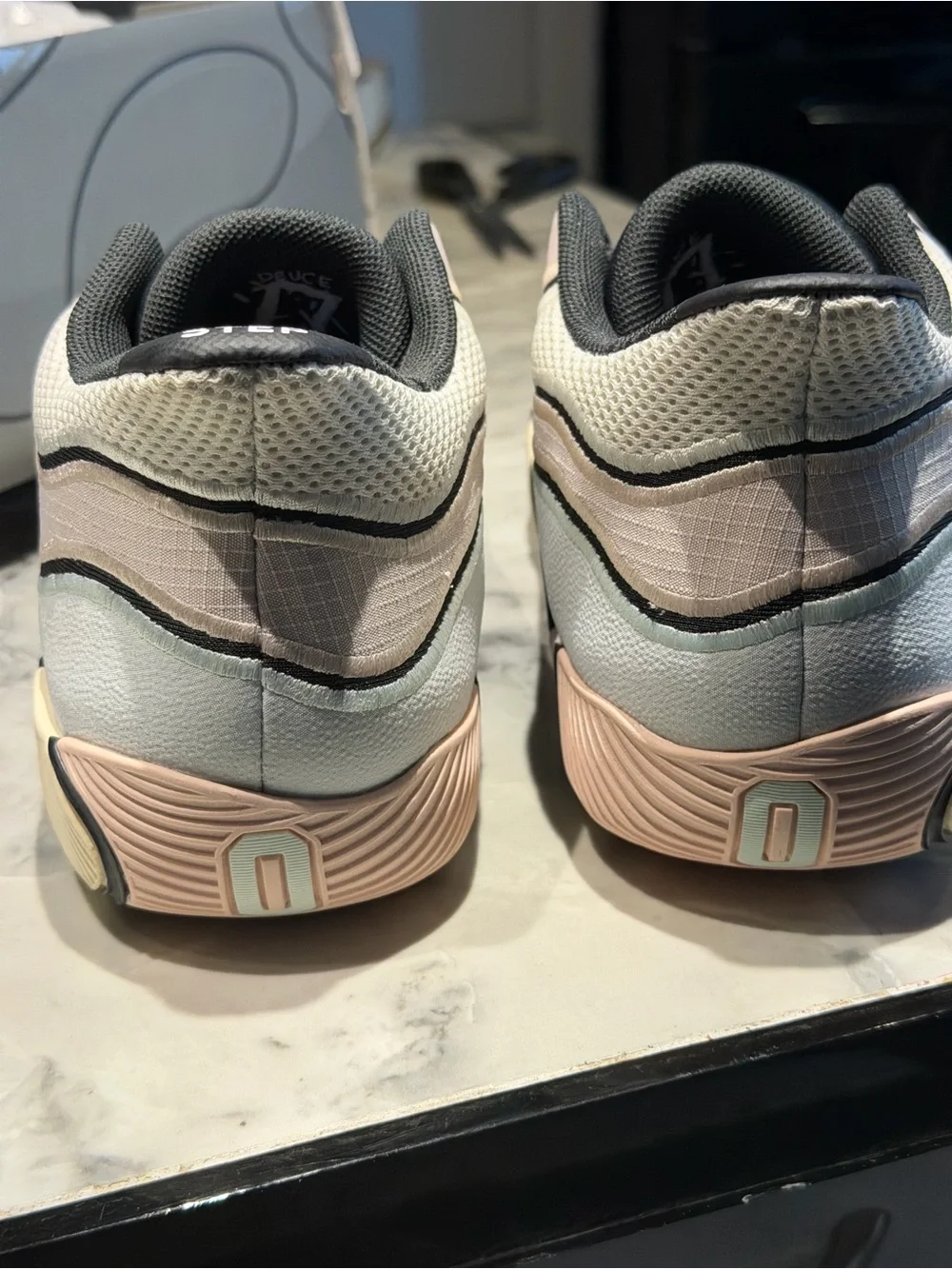 Jordan kids  Pastel Pink, Cream & Mint Sneakers